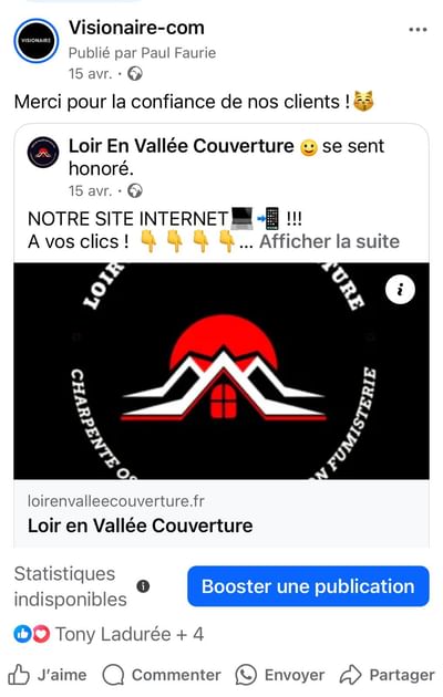 Création du site web de Loir en Vallée Couverture - Création de site internet