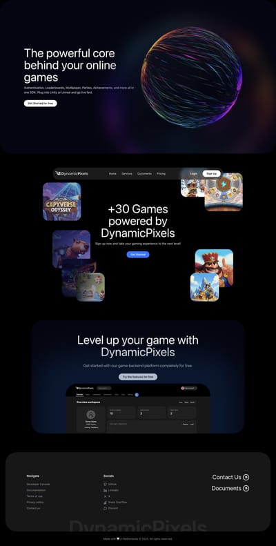DynamicPixels - Software Ontwikkeling