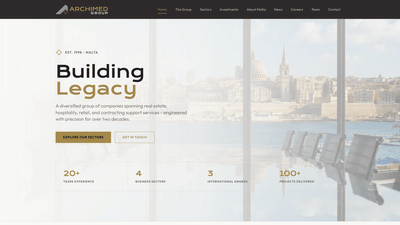 Archimed Group Corporate Website - Creación de Sitios Web