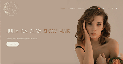 Creación identidad visual y website Julia Da Silva - Branding & Posizionamento