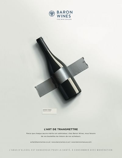 BARON WINES - Advertising - Werbung