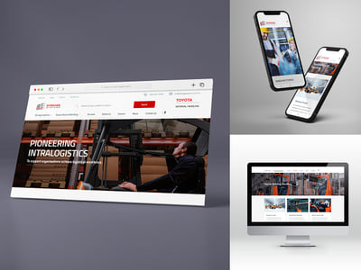 A Digital Platform for Toyota Storage Systems - Website Creation