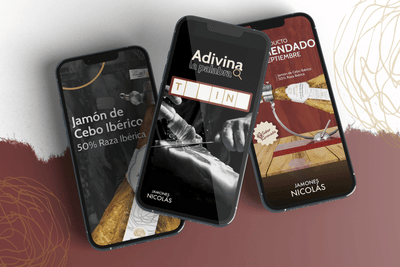 Diseño de redes sociales Jamones Nicolás - Copywriting