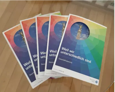 Annual Report für öffentlichen Versorger Stromnetz Berlin - Graphic Design