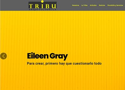 Tribuarquitectonica.com - Webseitengestaltung