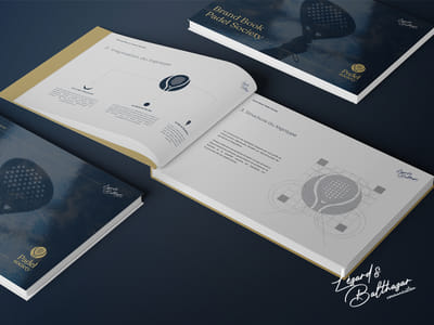 Padel Society — Identité de marque & brandbook | Club de padel premium - Markenbildung & Positionierung