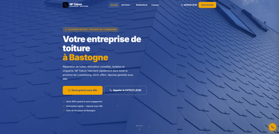 NP toiture - Website Creatie