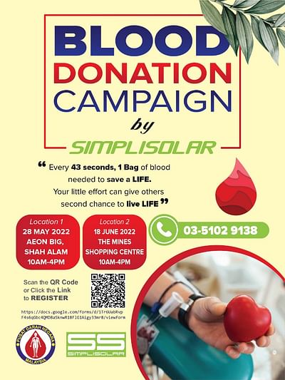Blood Donation Campaign at Shopping Malls - Eventos