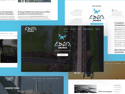 Site vitrine | Spécialiste prises de vues drone - Digital Strategy
