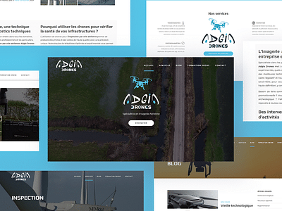 ADGIA DRONES - Conception de site internet - E-commerce