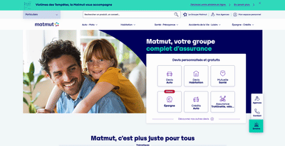 Matmut - Refonte du site Santé & Prévoyance - Création de site internet