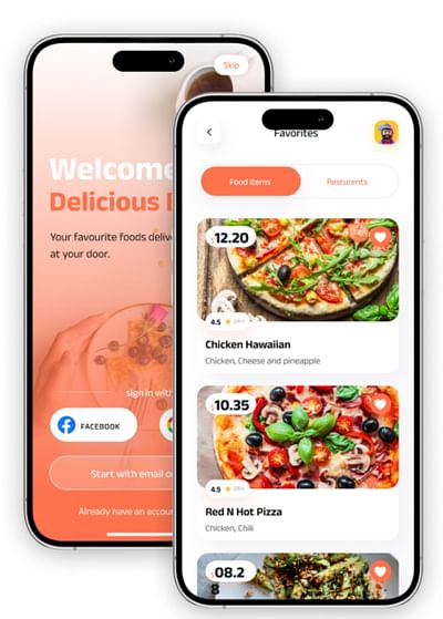 Cross-Platform Food Delivery App - Mobile App