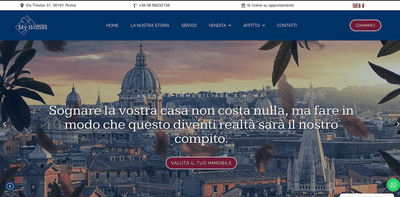 Sito agenzia immobiliare My Homers Roma - Creazione di siti web