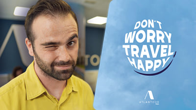 Don't worry, travel happy · campaña para Atlantour Viajes - Werbung