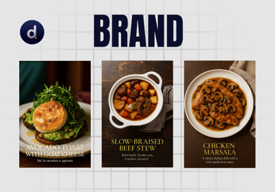 Restaurant Social Media Branding & Creative Campaign - Graphic Design