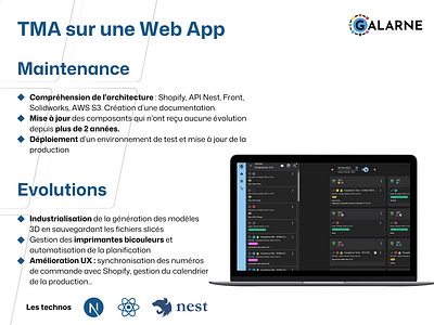 TMA - Application web