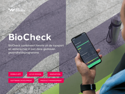BioCheck  |  Medische gegevens inzichtelijk met wearable - Mobile App