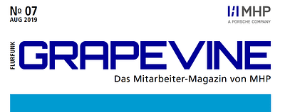 Grapevine: Das Mitarbeiter-Magazin von MHP - Webanwendung