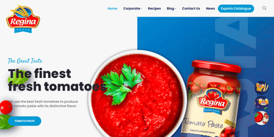 Pasta Regina- Website Creation - Digital Strategy