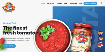 Pasta Regina- Website Creation - Digital Strategy