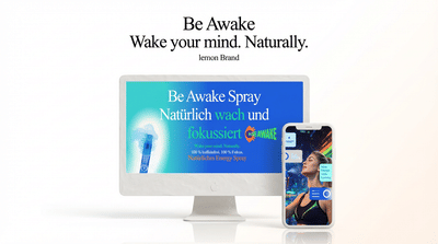 Be Awake Energyspray - Website Creatie