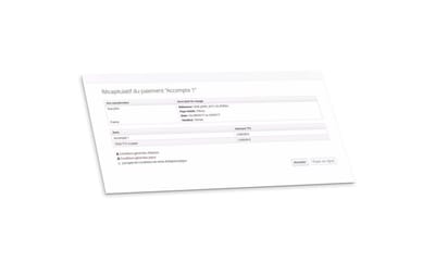 Développement d'un espace clients - Webanwendung