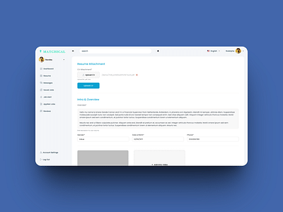 Matchical : Création site web - Intelligence Artificielle