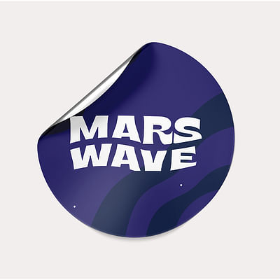 Mars Wave- sugar free beverage - Graphic Design