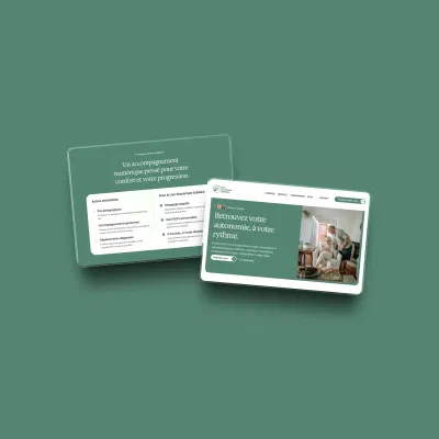 Création du site Le Lien Numérique Solidaire – Aide numérique seniors - Création de site internet