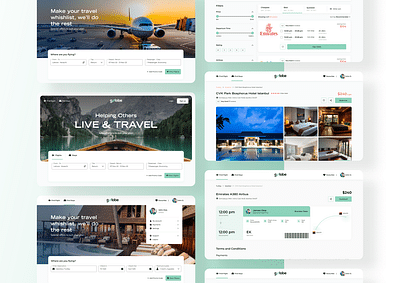 Travel Agency Web UI/UX Design - Digitale Strategie