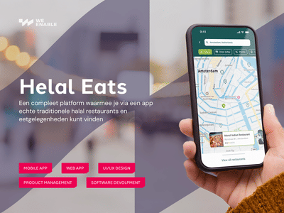 Helal Eats | De digitale gids voor betrouwbaar halal eten - Website Creation