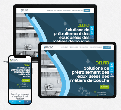 Refonte et SEO du site Delho.fr - Website Creation