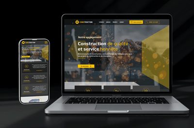 Entreprise de construction - Ergonomie (UX/UI)