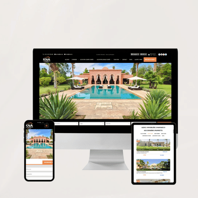 Agence immobilière KNA - Website Creation