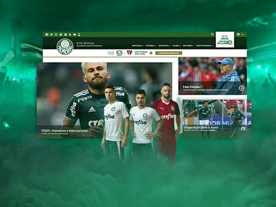 An official website with green and white blood - Creación de Sitios Web