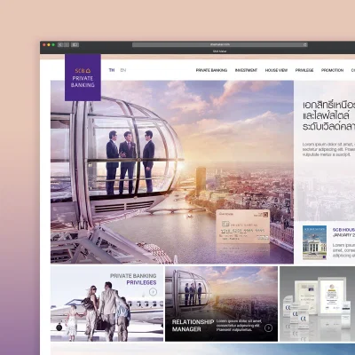 SCB Private Banking - Creación de Sitios Web