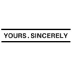 YOURS SINCERELY