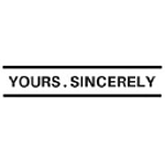 YOURS SINCERELY