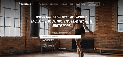 MultiSport website redesign and build - Creazione di siti web