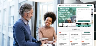 Business reseller Platform for Wallonie Entreprendre - Ergonomie (UX/UI)