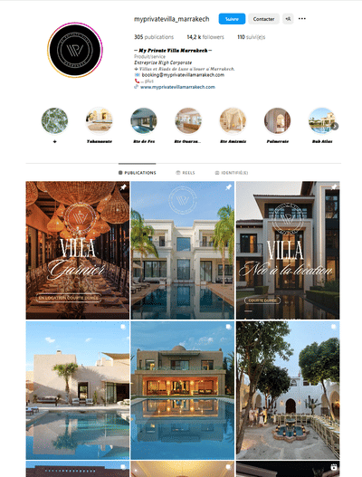gestion RS My Private Villa - Community Management