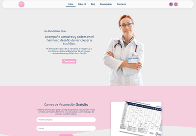 Blog de Pediatría - Soledad Alegre - Identité Graphique