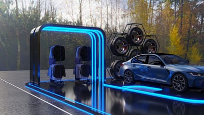 BMW - Car Display Design - 3D