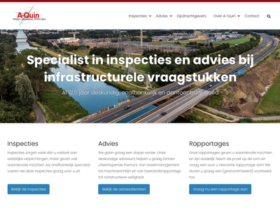 Totaalaanpak voor A-Quin - Website Creatie