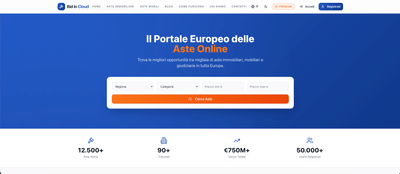Bid in Cloud - Webseitengestaltung