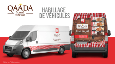 Compagne Graphique et habillage qaada biscuit - Werbung
