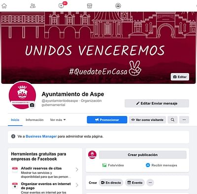 Gestión Redes Sociales Ayuntamiento de Aspe - Social Media