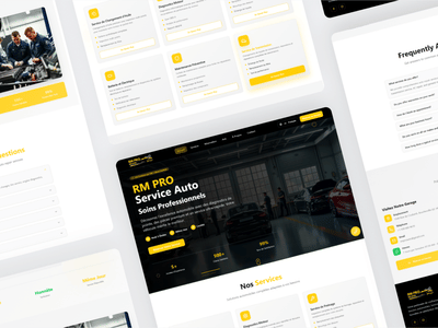 RM Pro Auto – Modern Auto Service Website - Web Application