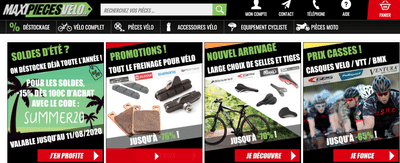 Ventes de pièces de vélo en ecommerce - SEO