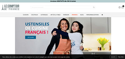UX/UI Le Comptoir de France - Ergonomie (UX / UI)